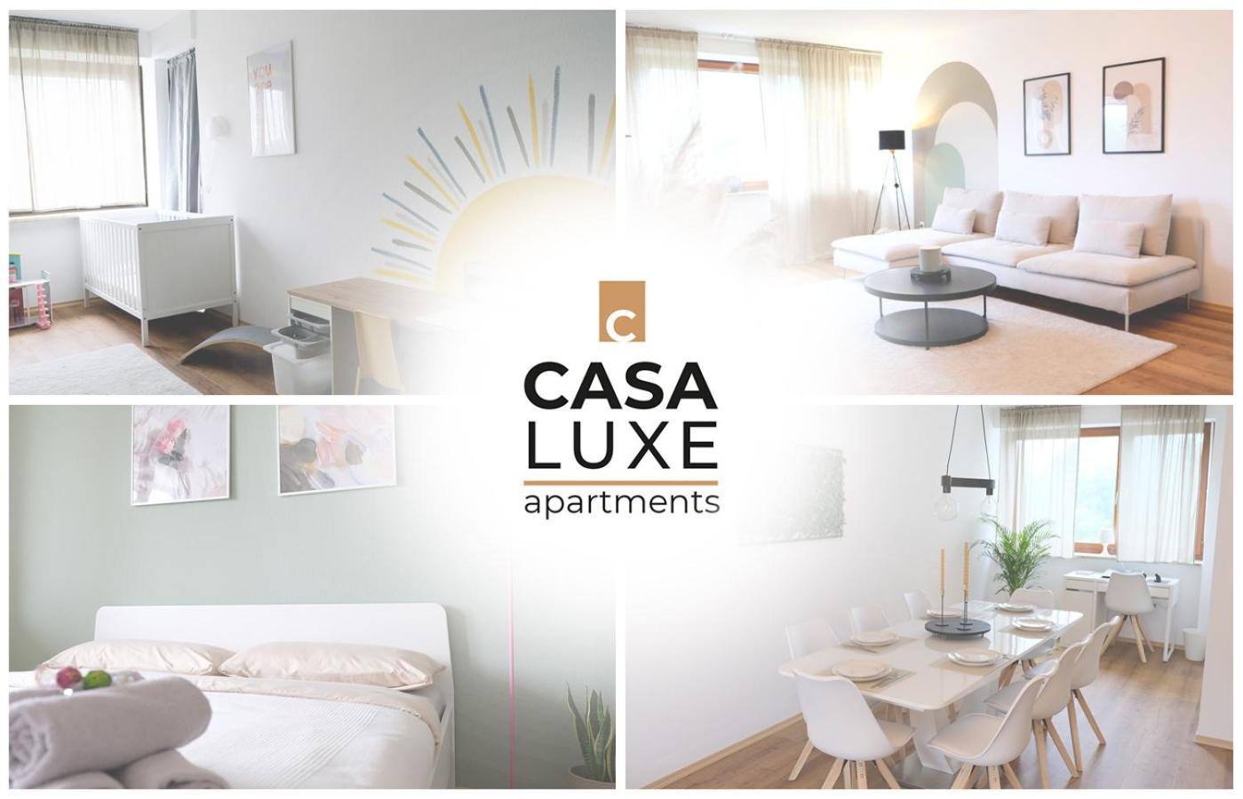 Apartamento Casa Luxe - 120Qm - Zentral - Familienfreundlich - Parkplatz - 5Km Zum Legoland Günzburg Exterior foto